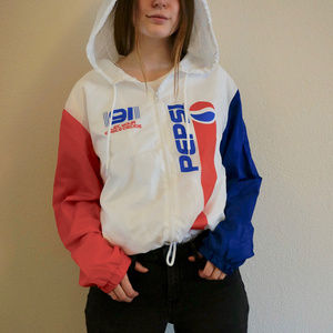 NWT Official Pepsi brand sports track jacket